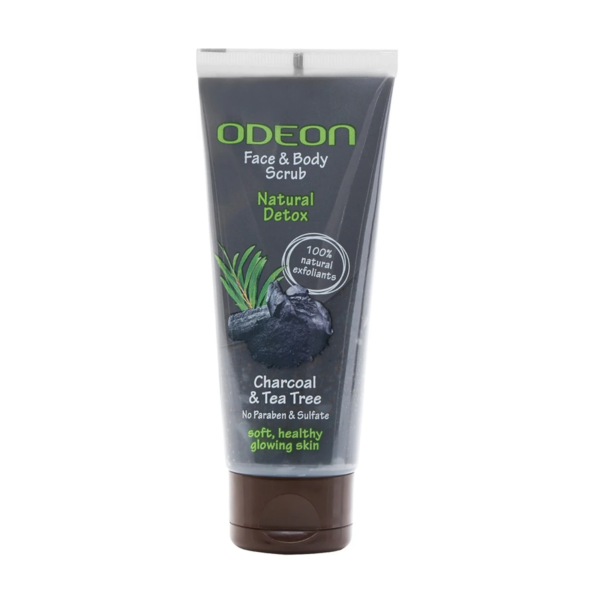 Odeon Scrub Charcoal & Tea Tree 100Ml