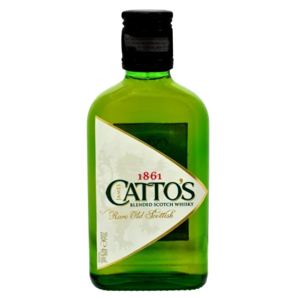 Cattos Whisky  8 A?os 200Ml Petaca