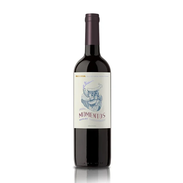 Vin Chi Los Boldos  Merlot Momentos Reserv