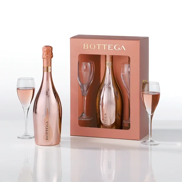 Bottega Rose C/2 Copas 75Cl Glamour
