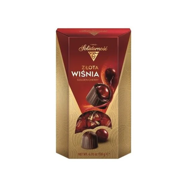 Choc. Gold Cherry In  Liq (16X190G)