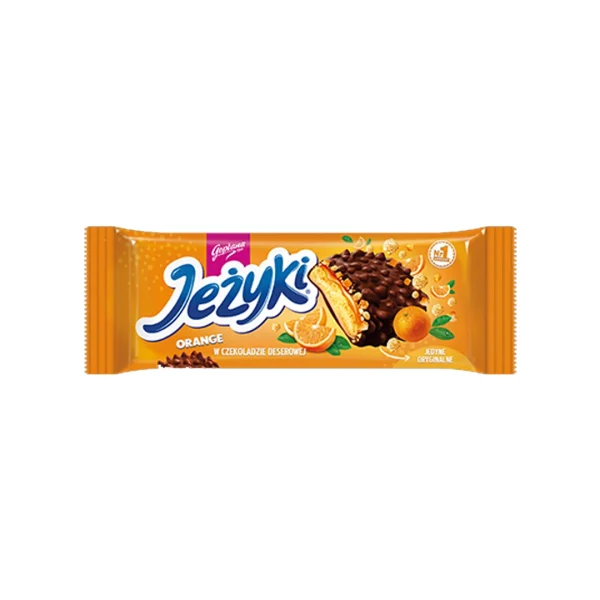 Choc. Jezyki Orange Dark (20X140G)