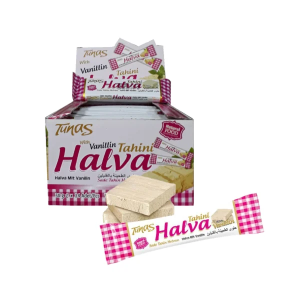 Tunas Tahin Tahini Halva With Vanilin - 30Gr Bar - *24