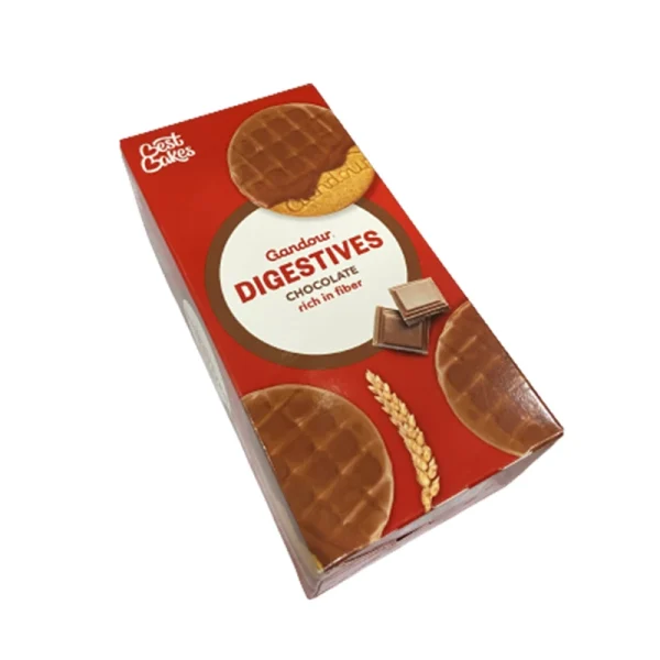 Gandour *24 Digestives Chocolate Rich In Fiber - 195 GR