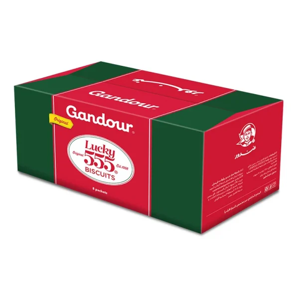 Gandour *1 Lucky Original 555 Biscuits - 600 GR