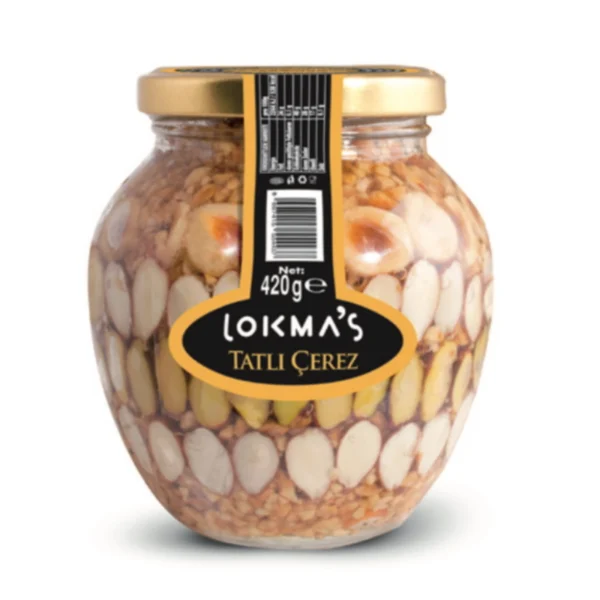 Lokmas Mixed Nuts In Syrup 420Gr  (*12)