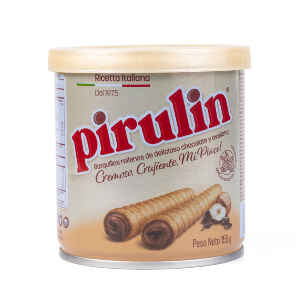 Pirulin *24 (Lata) Barquillos Rellenos
  Chocolate Avellana - 155Gr